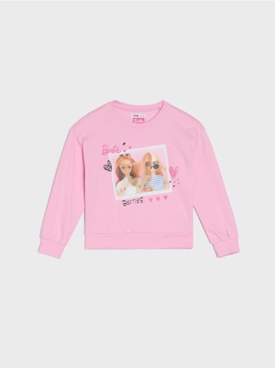 Crewneck sweatshirt trüki jaotusega Barbie