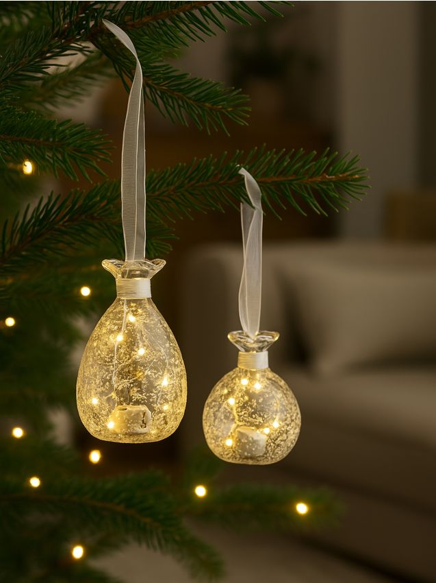 Sinsay - Vianočné LED svetielka 2 kusy - clear