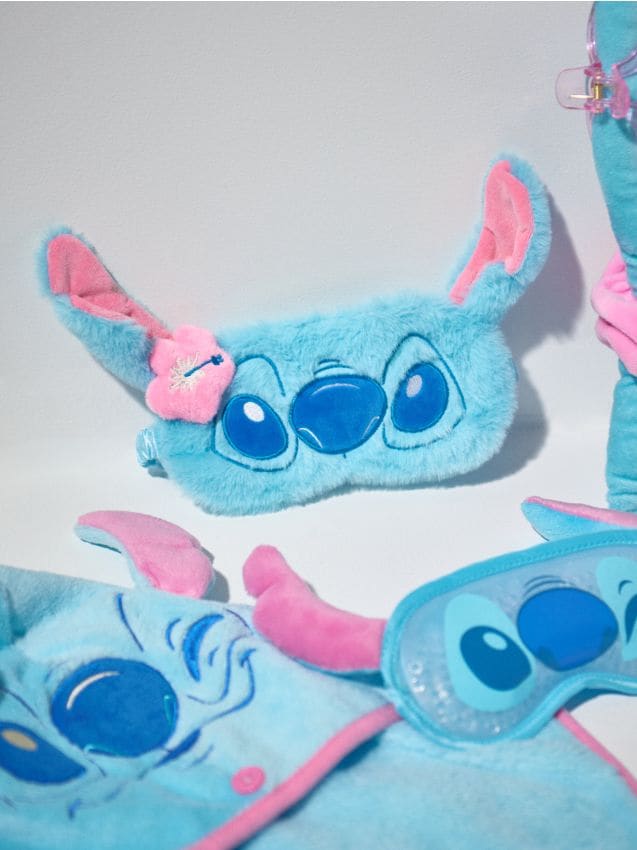 Sinsay - Mască pentru dormit Stitch - light blue