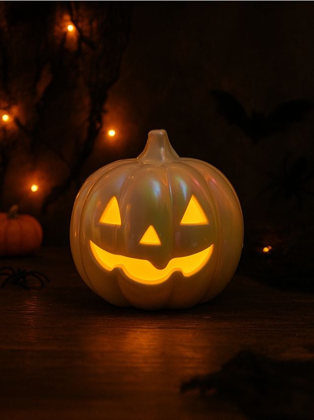 Sinsay - LED lampička v tvare tekvice - biela