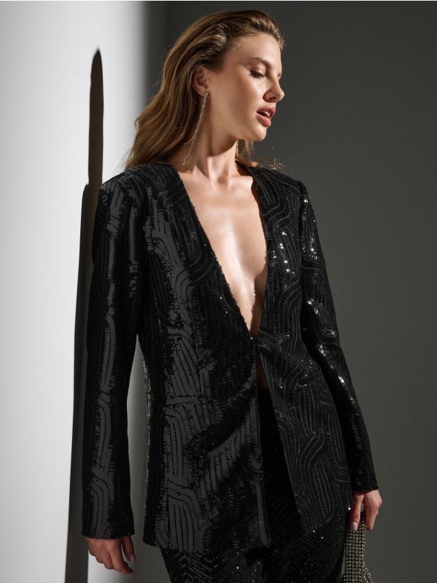 Sinsay - Sacou - negru