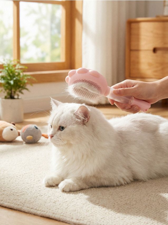 Sinsay - Perie pentru animale cu pulverizator - roz