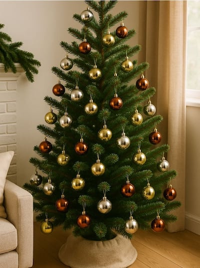 Комплект коледни топки 30 броя