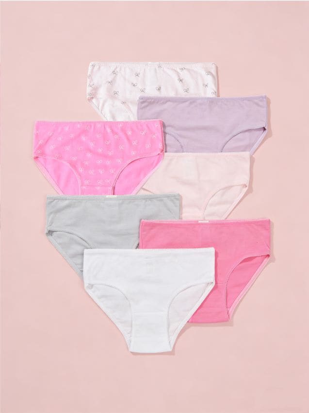 Sinsay - Chiloți tip bikini 7 pack - multicolor