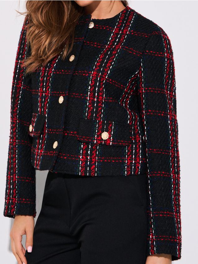 Sinsay - Sako v káro - viacfarebná