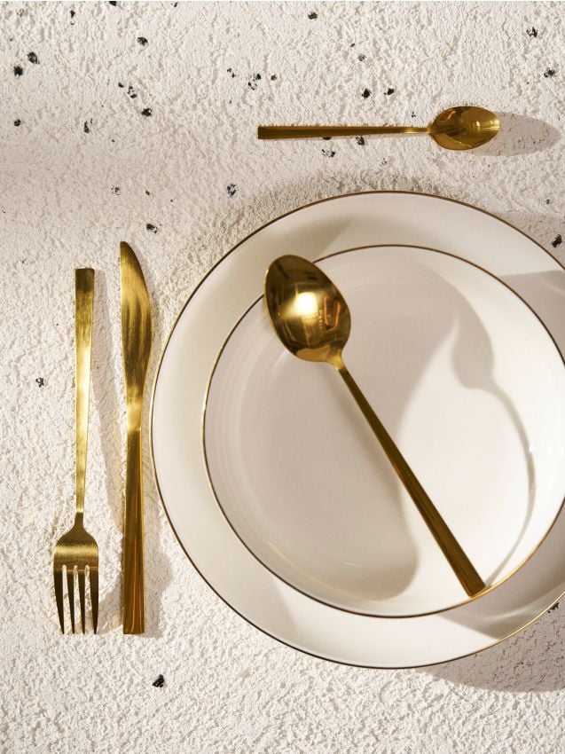 Sinsay - Príbor 16 pack - zlatá