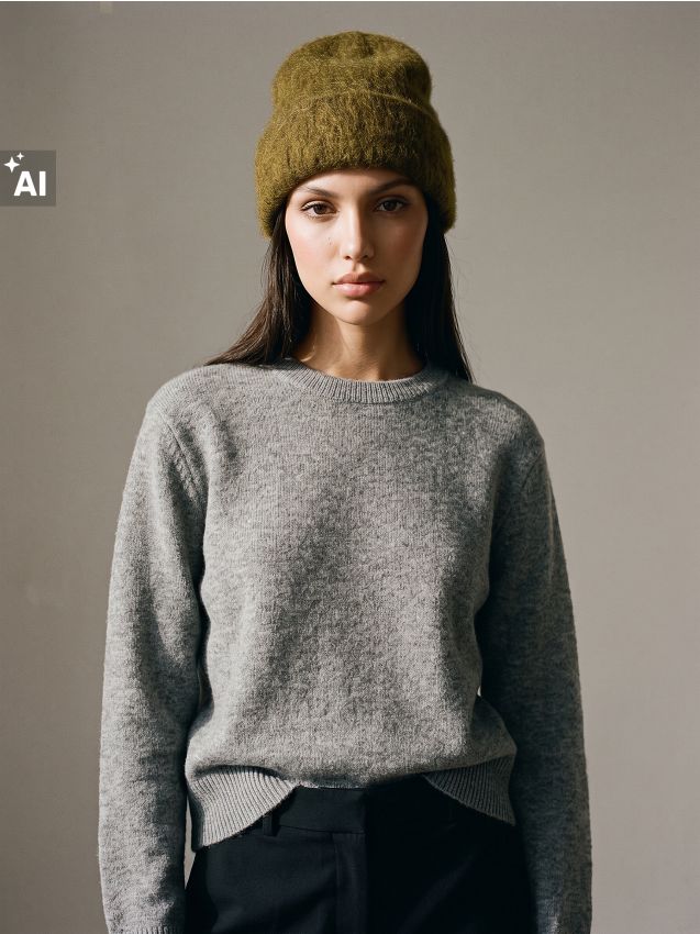 Sinsay - Beanie kapa s dodatkom vune i alpake