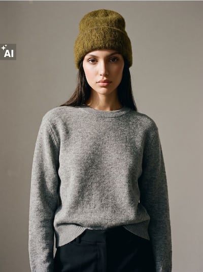 Шапка beanie з домішкою вовни та альпаки