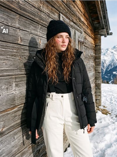 Шапка beanie з домішкою вовни та альпаки