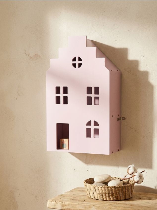 Sinsay - Raft în formă de casă - roz-pastel