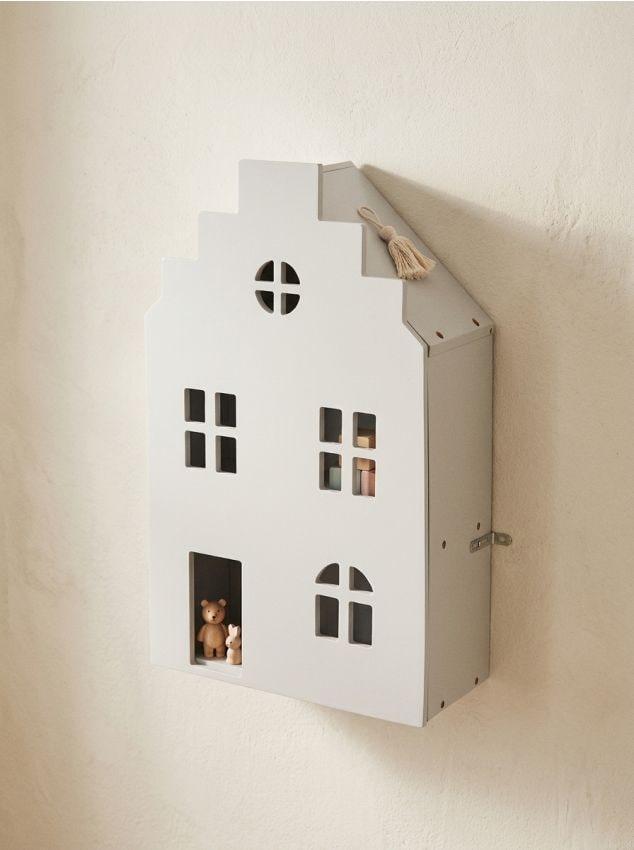 Sinsay - Raft în formă de casă - gri deschis