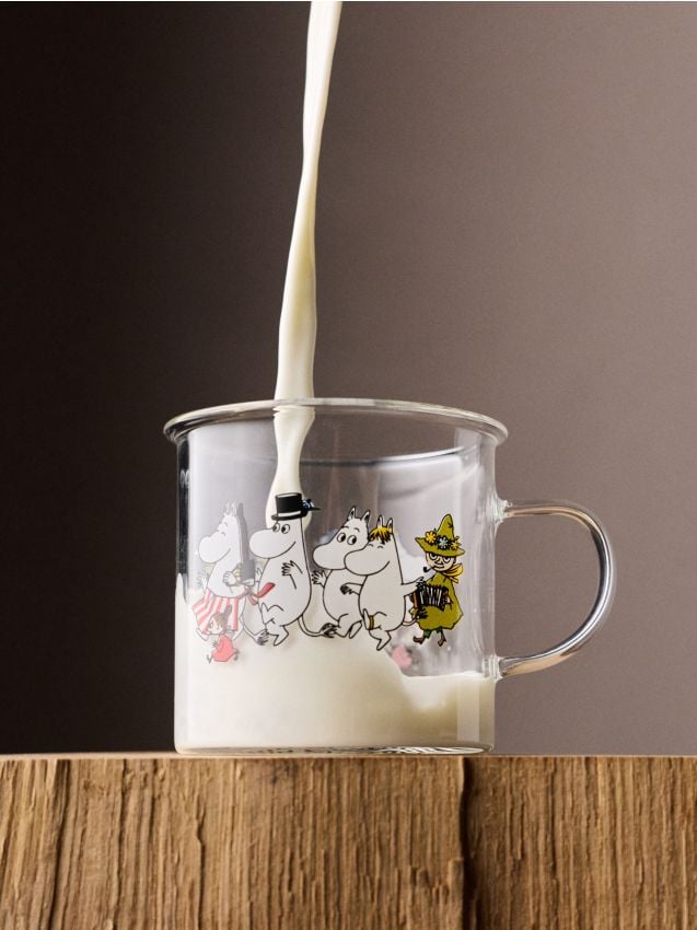 Sinsay - Staklena šalica s drškom The Moomins