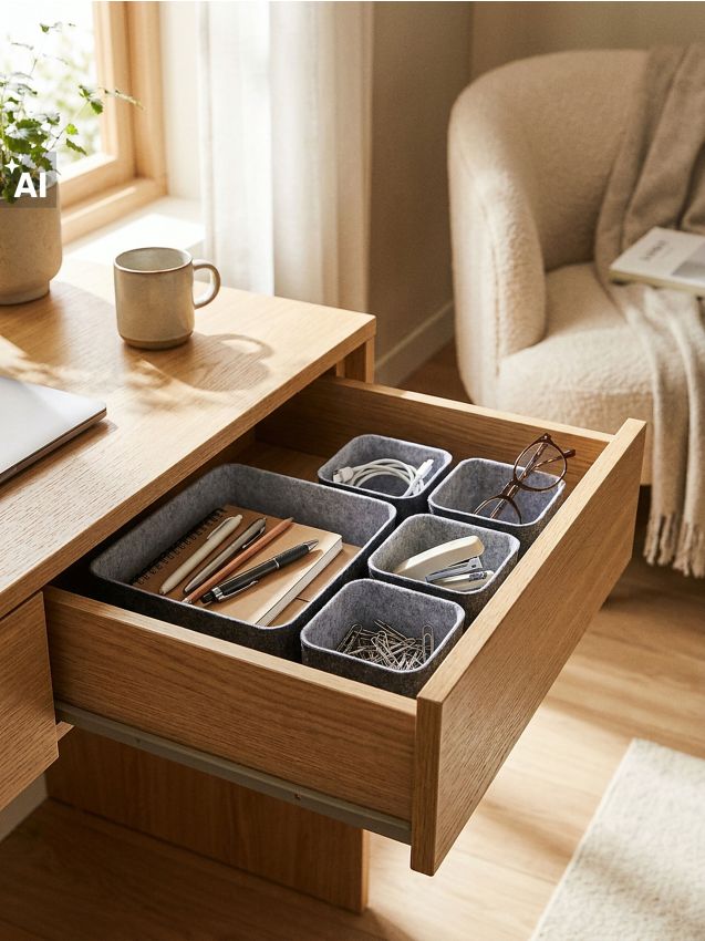 Sinsay - Set de organizatoare 5 pack - gri deschis