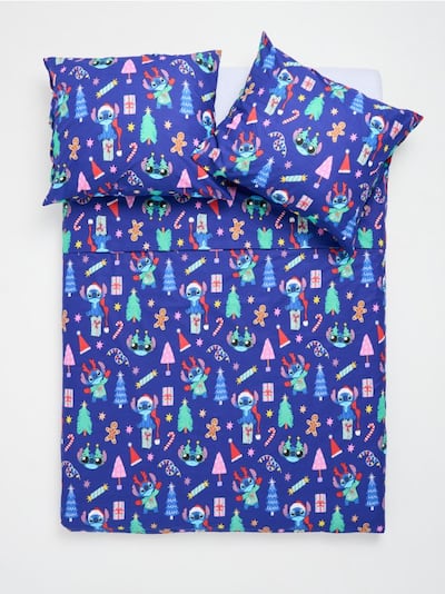 Комплет постелнина со божиќен образец Stitch