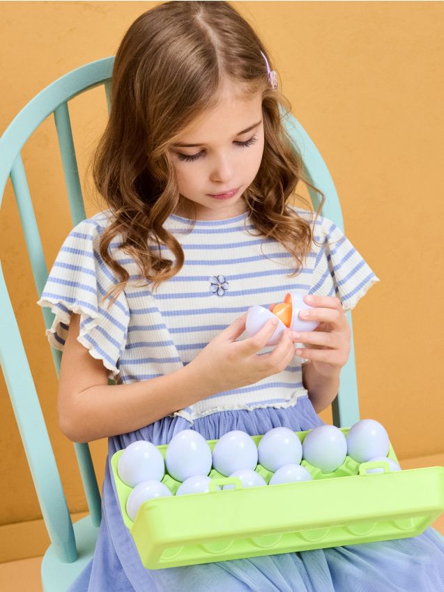 Sinsay - Jucărie educativă – sortator de ouă - galben-verzui