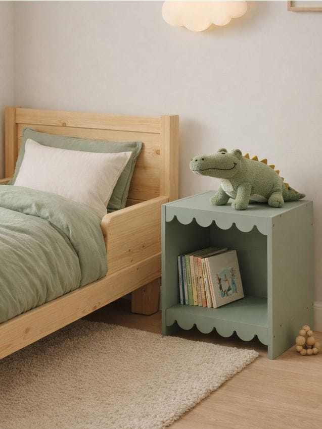 Sinsay - Raft cu finisaj ondulat - verde-închis