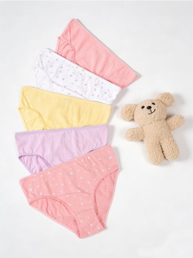 Sinsay - Set de 5 perechi de chiloți - multicolor