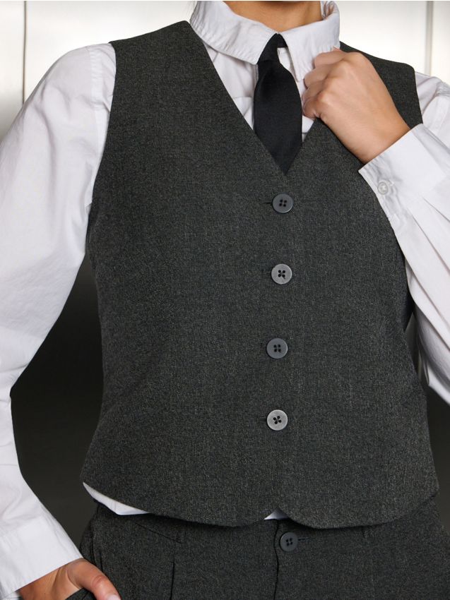 Sinsay - Kostýmová vesta - šedá