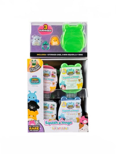 Squish-A-Longs Squishmallows Gyűrű Meglepetés Figurával