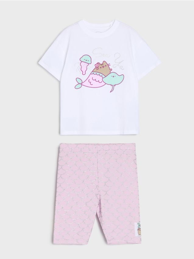 Sinsay - Compleu din jerseu Pusheen the Cat - multicolor