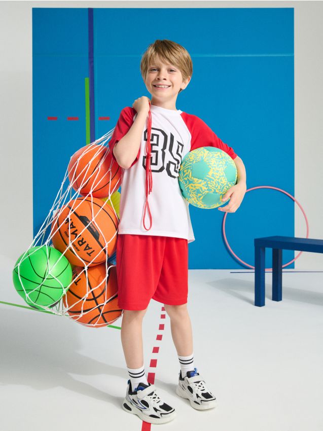 Sinsay - Tricou Active - roșu