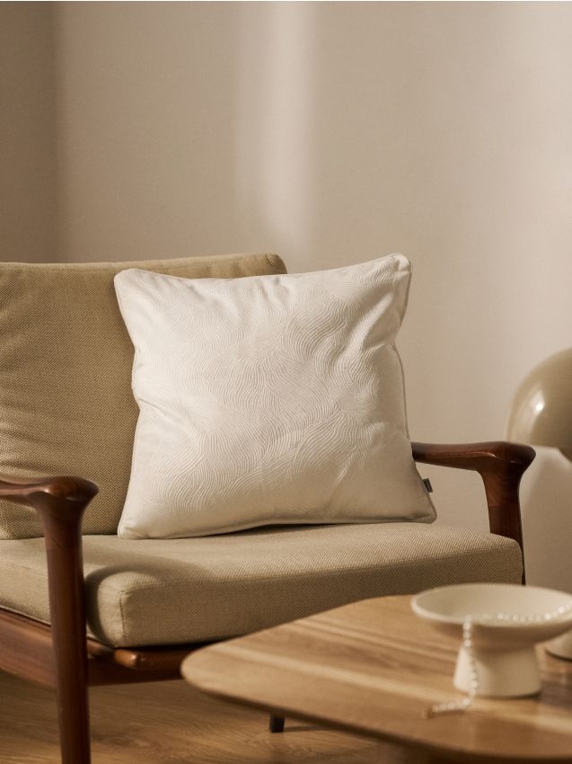 Sinsay - Față de pernă cu model embosat - alb