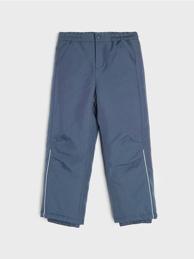 Sinsay - Pantaloni de schi cu elemente reflectorizante - bleumarin