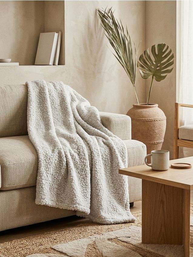 Sinsay - Pătură cu imprimeu Harry Potter - gri deschis