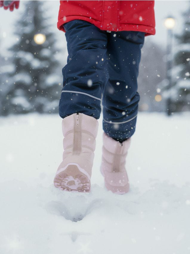 Sinsay - Prešívané snehule s vlnou podšívkou - popolavá ružová