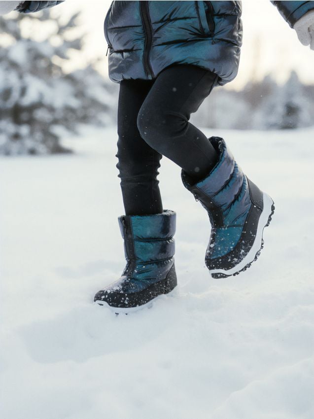 Sinsay - Prešívané snehule s vlnou podšívkou - čierna