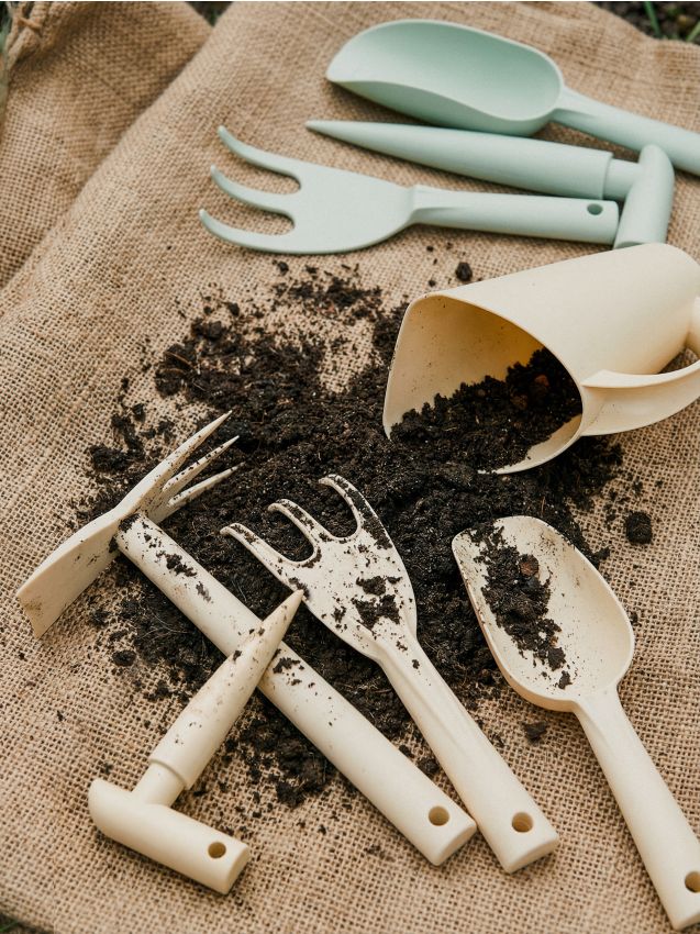 Sinsay - Set de unelte de grădină 6 pack - crem