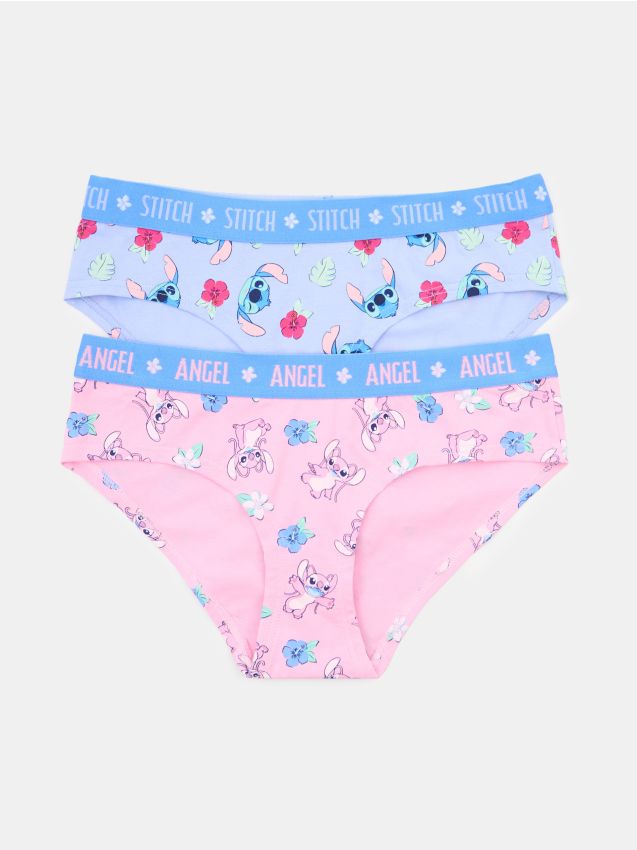 Sinsay - Chiloți figi 2 pachete Lilo & Stitch - multicolor