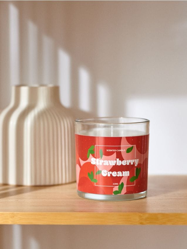 Αρωματικό κερί Strawberry cream - SINSAY
