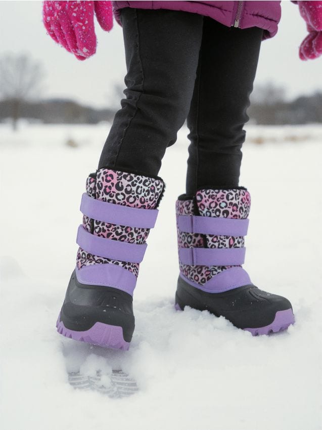 Sinsay - Snehule s leopardím motívom na suchý zips - viacfarebná