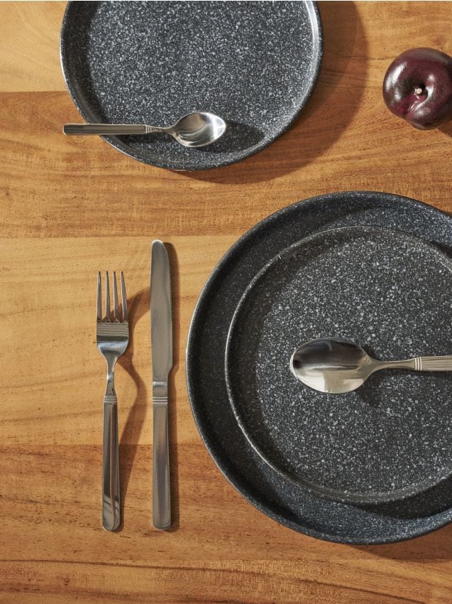 Sinsay - Set tacâmuri 16 pack - argintiu