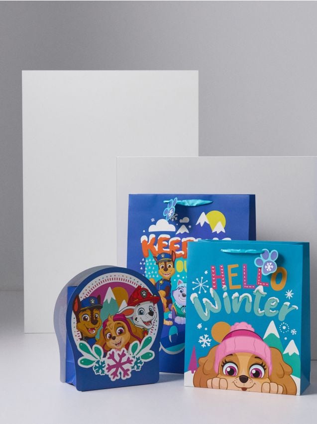 Sinsay - Pungi cadou de Crăciun PAW Patrol set de 3 - multicolor