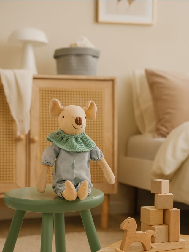 Sinsay - Plyšová myška - bledozelená