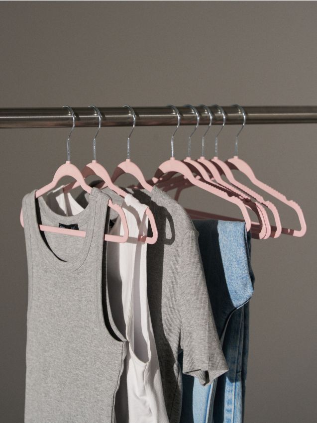 Sinsay - Set de umerașe 8 pack - roz