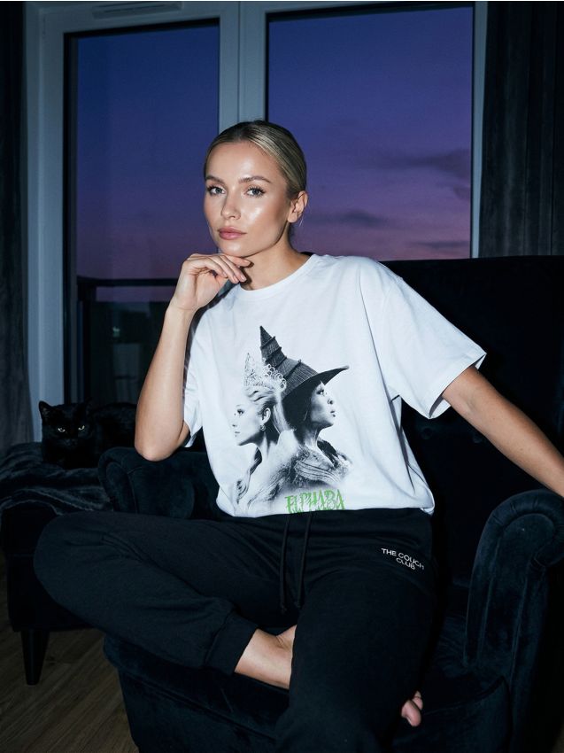 Sinsay - Tricou din bumbac cu imprimeu Wicked - alb