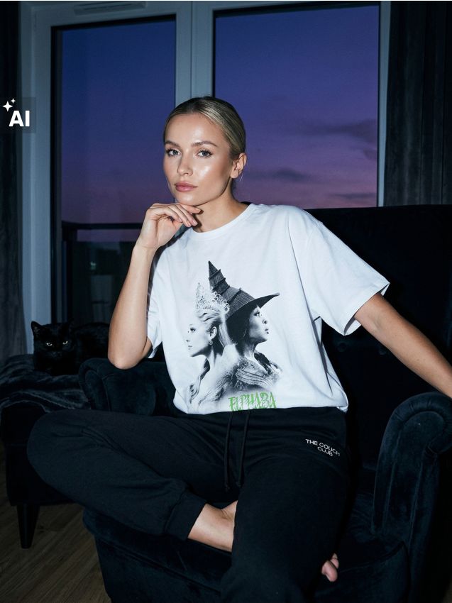 Sinsay - Tricou din bumbac cu imprimeu Wicked - alb
