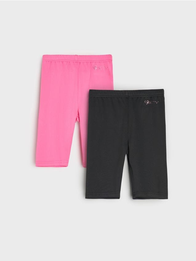 Sinsay - Pantaloni scurți biker 2 pack - negru