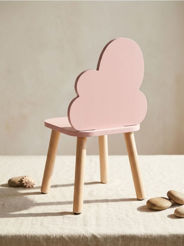 Sinsay - Scaun cu spătar în formă de nor - roz-pastel