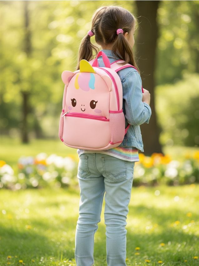 Sinsay - Rucsac cu motiv unicorn - roz