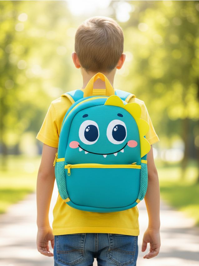 Sinsay - Rucsac cu motiv dinozaur - turcoaz