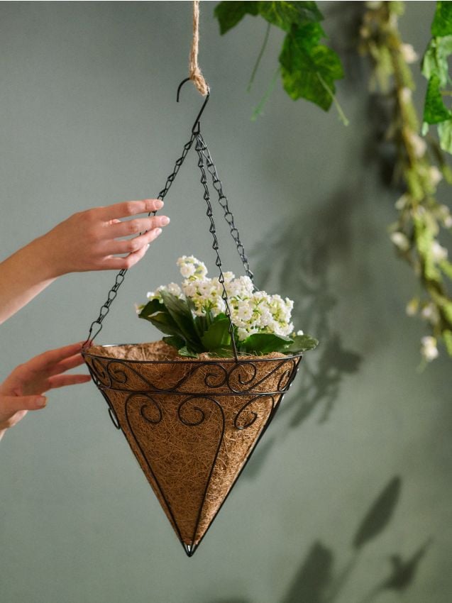 Sinsay - Ghiveci suspendat cu inserție din plută - maro