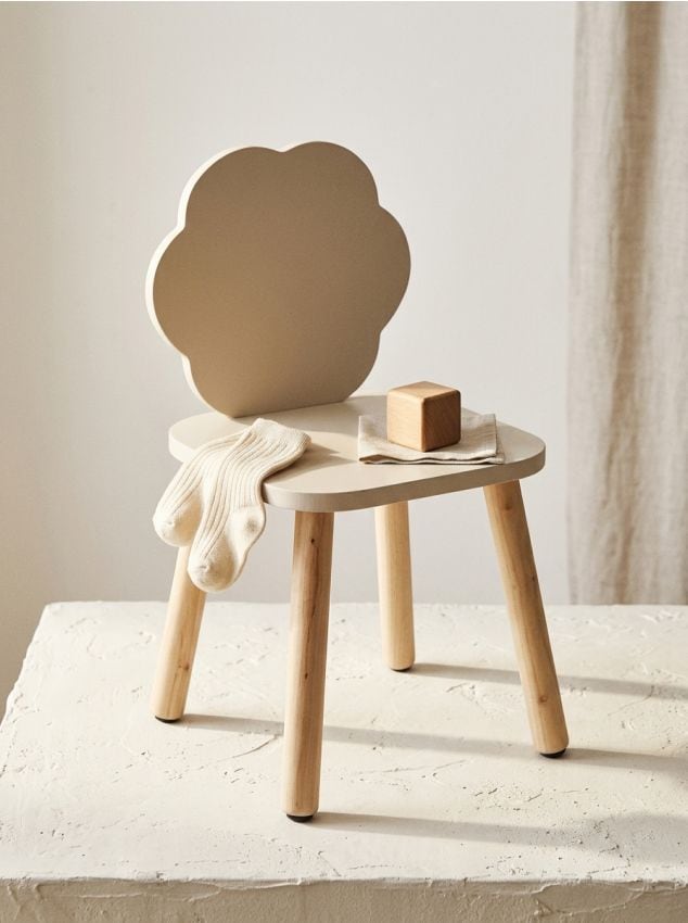 Sinsay - Židle s opěrkou ve tvaru obláčku - nude