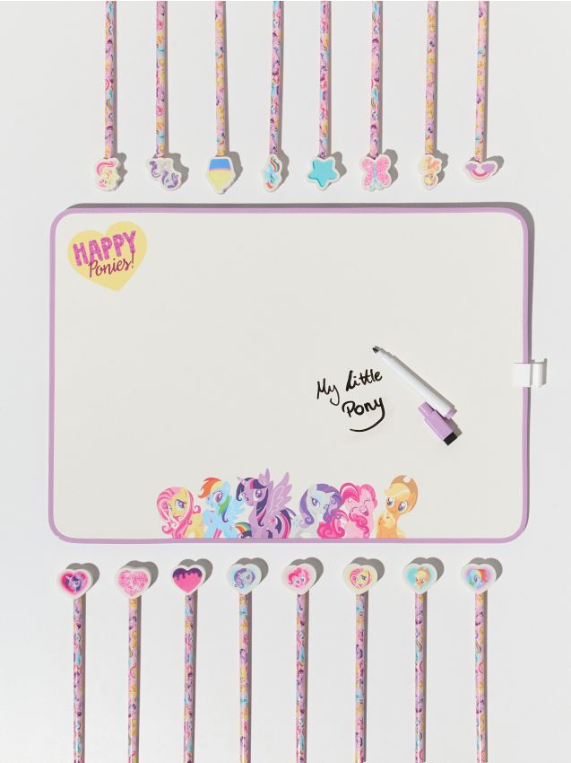 Sinsay - Tablă de scris cu marker My Little Pony - multicolor