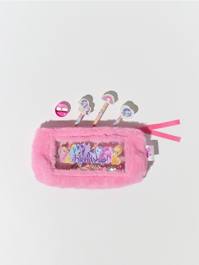 Sinsay - Etui de creion din blană My Little Pony - roz