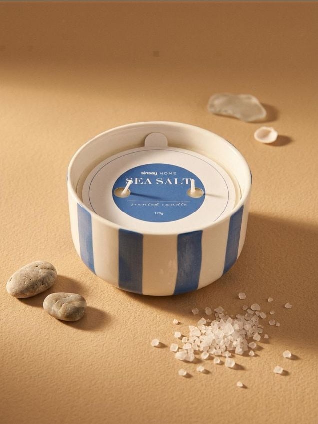 Sinsay - Lumânare Sea Salt - bleumarin