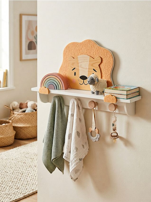 Sinsay - Policioară de perete metalică - portocaliu